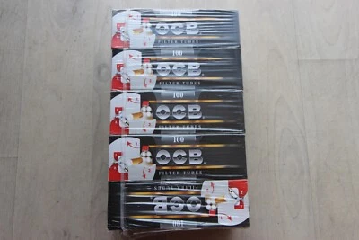 LOT DE 5 BOITES DE 100 TUBES AVEC FILTRES OCB