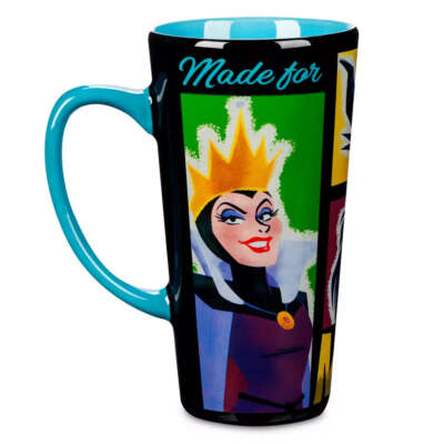 Disney Parks Villains Mayhem Latte Mug Maleficent Cruella Scar Ursula