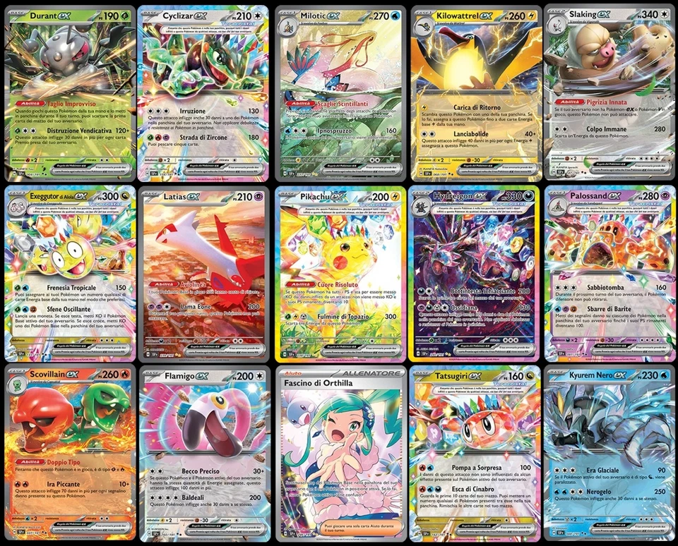 Lotto 50 carte Pokémon in italiano, TUTTE DIVERSE + ULTRA RARE + REVERSE/HOLO - Immagine 3 di 4