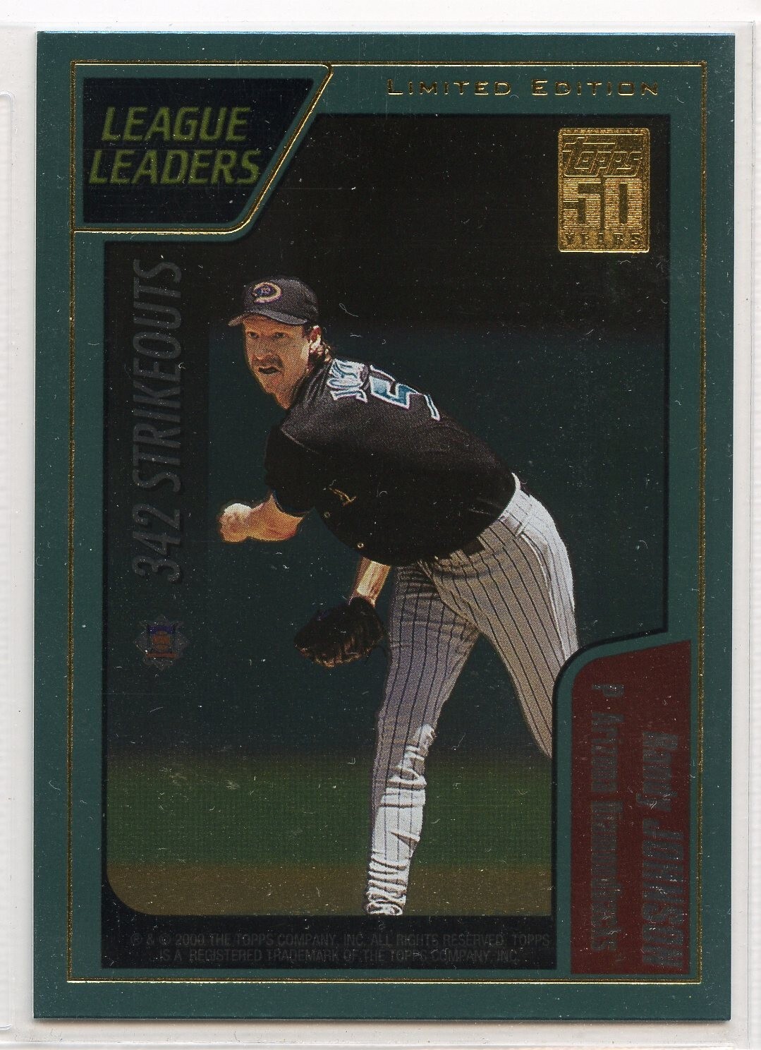 2001 Topps Limited Edition Baseball - #399 - Randy Johnson - Diamondbacks
