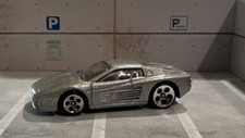 1998 Hot Wheels Ferrari F512M Silver Testarossa