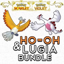 Shiny Lugia  Ho-Oh Bundle 6IV Tower Duo Legendary Pokemon Scarlet Violet SV