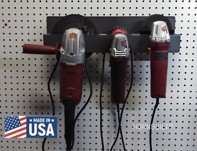 Hornbuilt Angle Grinder Holder - Storage Rack 3 MADE IN USA