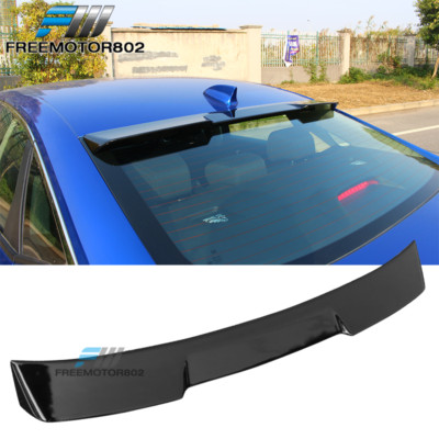 Fits 22-26 Honda Civic 11th Sedan Rear Window Roof Spoiler Wing ABS Gloss Black