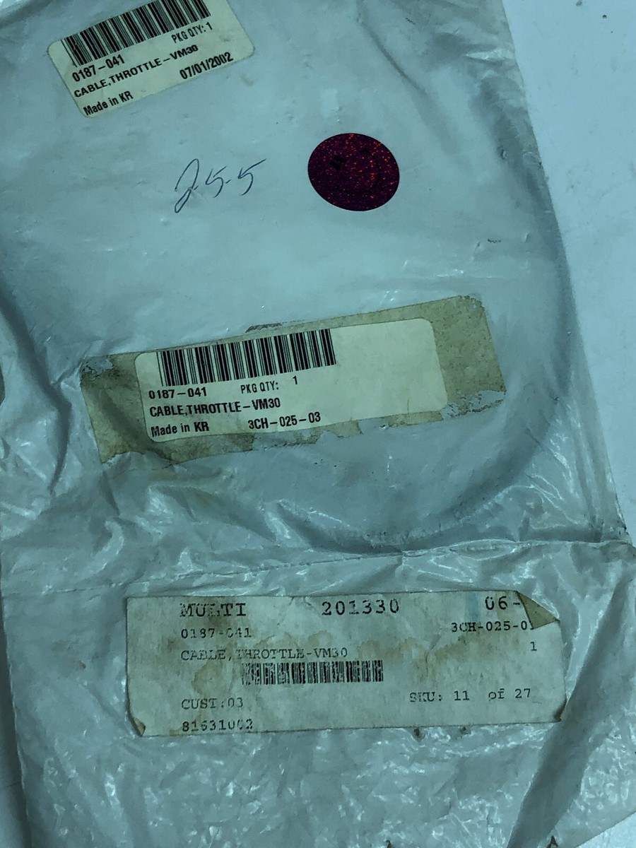OEM Genuine Arctic Cat P/N 0187-041 Throttle Cable VM30 NOS NEW | eBay