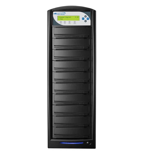 1-9 Red DVD CD Disco Duplicador Copiadora USB 3.0 + 320GB HDD SHARKNET-9T-DVD-BK Foto 2 de 4