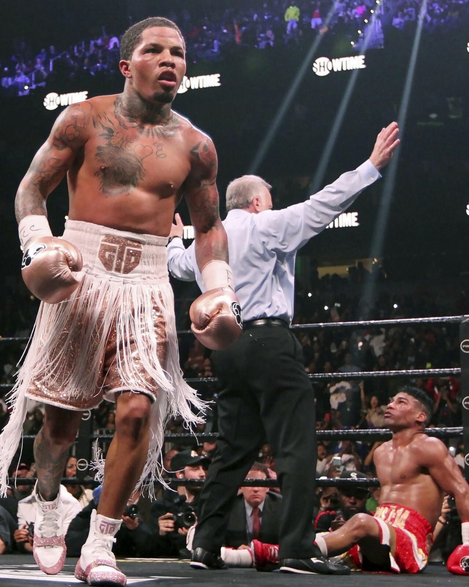 GERVONTA DAVIS 8X10 PHOTO BOXING PICTURE TKO | eBay