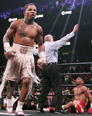 GERVONTA DAVIS 8X10 PHOTO BOXING PICTURE TKO | eBay