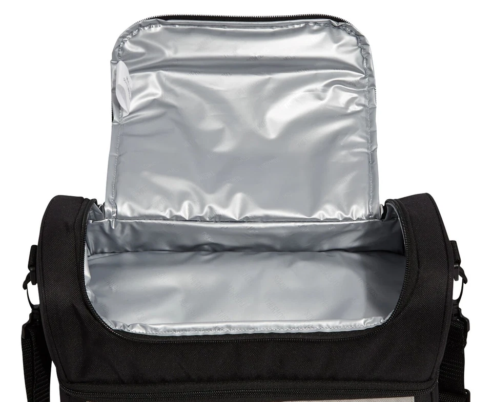 Thermos Food Jar LUNCH LUGGER COOLER BAG SOFT SIDED Dual Insulated Compartments - image 3 of 4