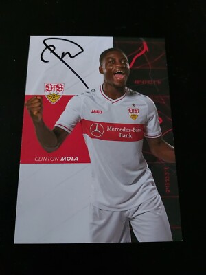 Autogrammkarte 20/21 Clinton Mola VFB Stuttgart 2020-21 Original Signiert