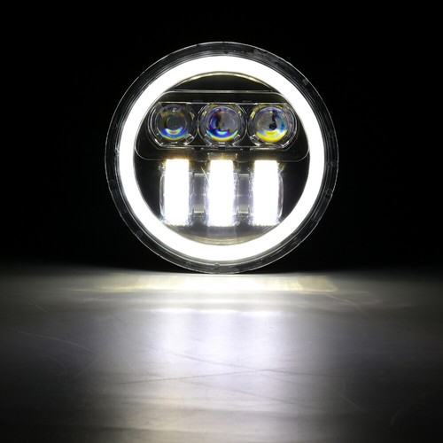 For 1968-1976 Mercury Montego 4PCS 5.75" LED Headlights Hi-Lo DRL Turn Signal - Foto 7 di 12