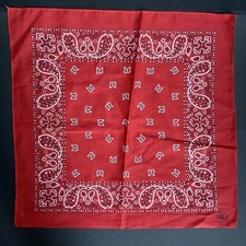 Vintage Wamcraft Red Bandanas RN14193 Made in USA All Cotton