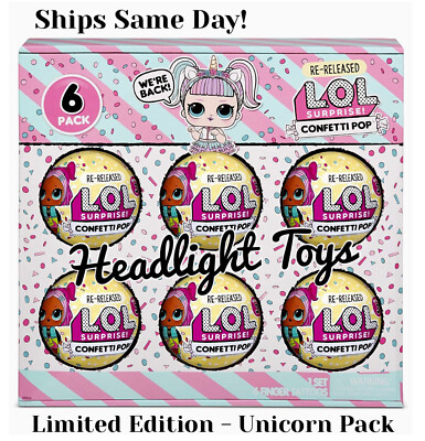 lol surprise confetti pop wave 2 unicorn