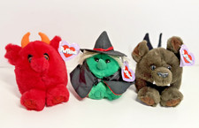 G3 Limited Edition Puffkins Collection Ding Bat, Red Devil  Hazel Witch w Tags