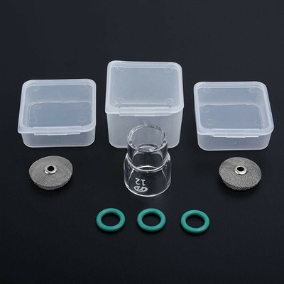 6-teiliges #12 Glasbecher-Set für WP-9 WP-17 WP-18 WP-26 WIG-Brenner schnelle I