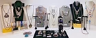PRIVATE LISTING FOR JENCY -- 80 PIECE SILVER TONE VINTAGE JEWELRY LOT