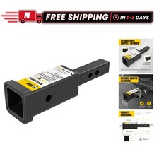 Heavy-duty 1-14 To 2 Inch Trailer Hitch Receiver Adapter - Accessory Compatible