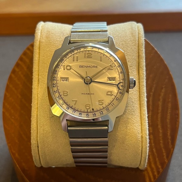 Benmore Incabloc Perpetual Day Date Month Watch