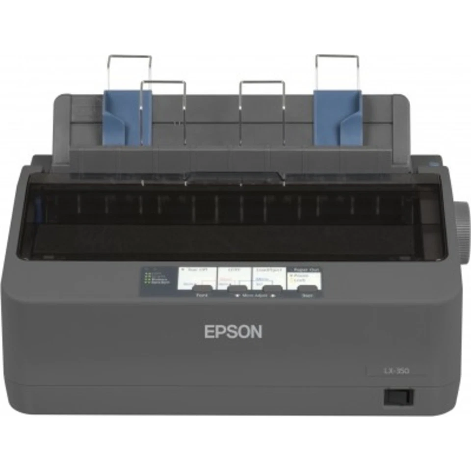 EPSON C11CC24001 Lx-350 9-Pin Dot Matrix Printer Monochrome Energy Star Black - Image 2 of 4