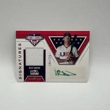 2019 Panini USA Baseball Stars & Stripes Signatures Green Ink Riley Greene /225