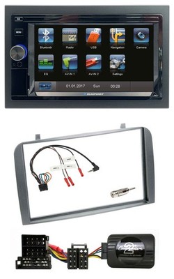 Blaupunkt Lenkrad USB Bluetooth TMC 2DIN Navigation für Alfa Romeo GT 147 2000-2