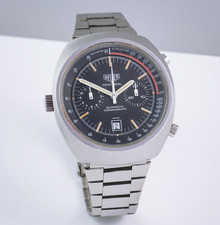 Heuer Montreal Handaufzug Herrenuhr mit Heuer Cal. 12