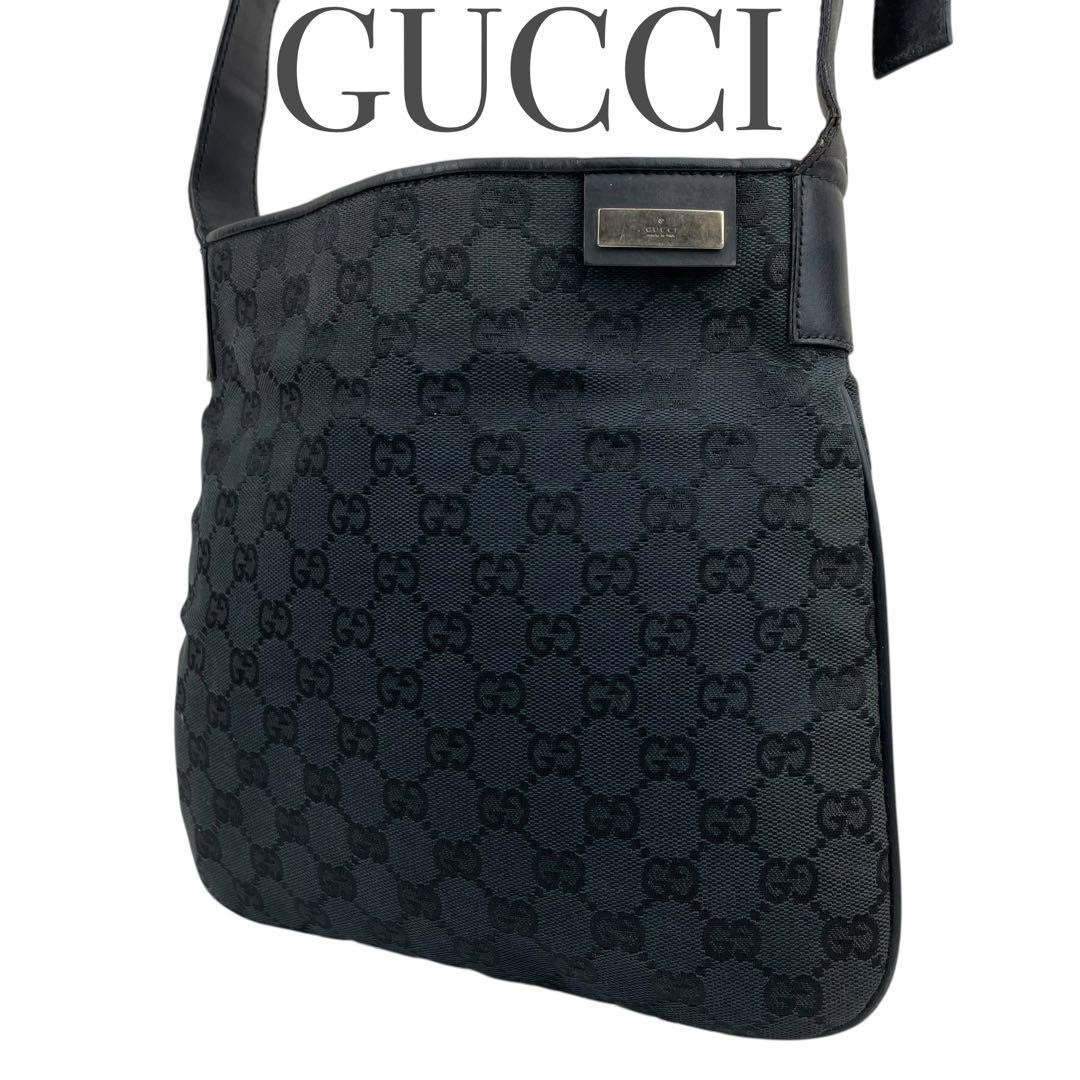 Gucci GG Canvas Shoulder Bag Authentic Vintage Classic Purse  