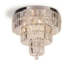 Ceiling Light Silver Empire 6 IP44 Chrome Searchlight 61321-6CC