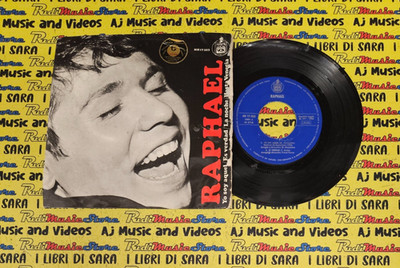 LP 45 7'' RAPHAEL Yo soy aquel Es verdad La noche Hasta venecia spain HISPA VOX