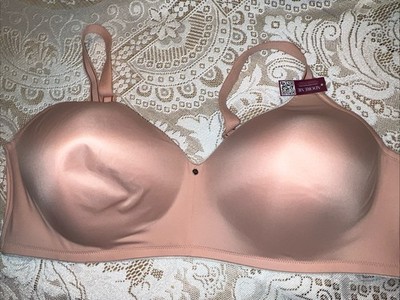 Adore Me Bra Womens 46DDD Rose Pink F Wire Free Lightly Lined NEW