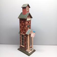 VTG Wooden Hand Crafted/Painted Book Worm Sch...