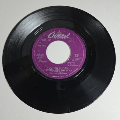 Duran Duran ''Hungry Like The Wolf'' 45 Vg+ Tested 1982 Jukebox