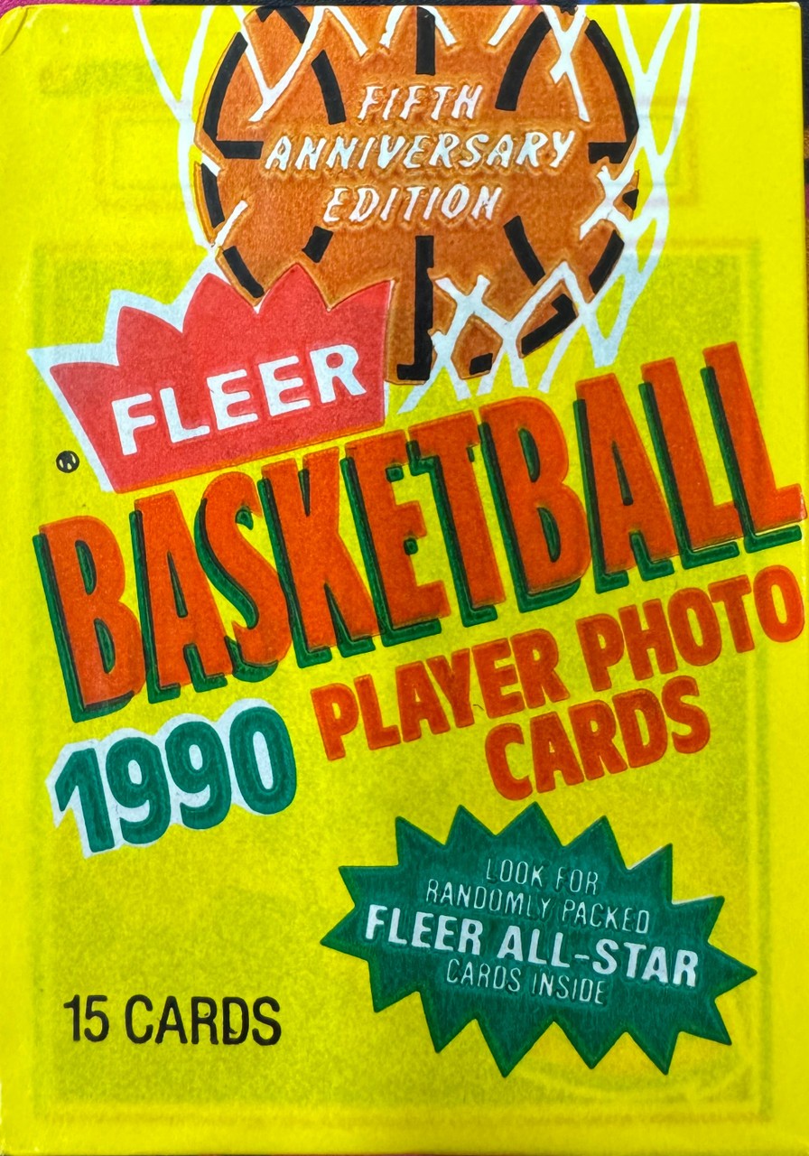 1990/91 Fleer Basketball Wax Pack