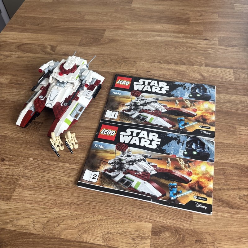 Lego Star Wars 75182 Republic Fighter Tank build only with instructions
