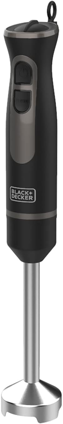 Black+Decker BXHBA800E Frullatore a Immersione 800W con Accessori Inox
