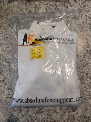 Absolute Fencing Elite Stretch 350N Girl's Jacket Size #21042G Size 34 Style RH