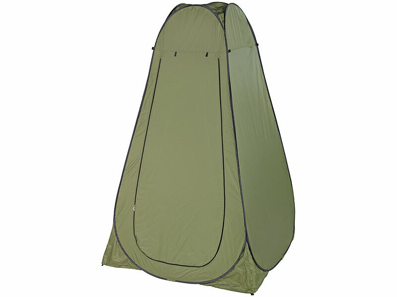 Tente de douche pop-up Semptec verte pliable pour camping