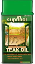 Cuprinol Garden Furniture Teak Oil - Clear - 1L 20.11 per litre