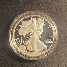 2010 American Eagle $1 Silver Proof Coin West Point One Ounce w/ Box & COA
