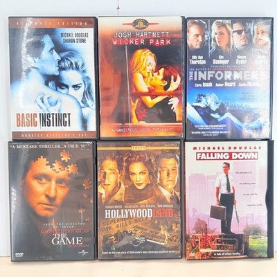 Basic Instinct Falling Down DVD Lot 6 Thriller