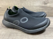 Oofos Oomg eeZee Low Shoes Black Loafers Recovery Slip On Womens Size 9