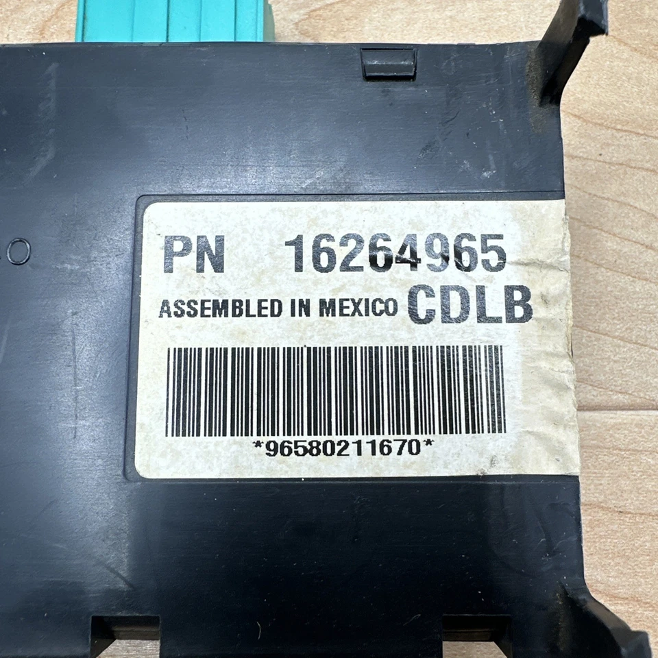 Camión Chevy Silverado K2500 C2500 C3500 módulo de cubas antirrobo bloqueo de paso 16264965 Foto 2 de 3