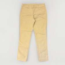 Old Navy Womens Pixie Ankle Chino Pants Size 6 Tan Mid Rise Pockets Stretch EUC