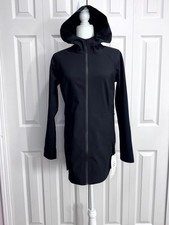 Lululemon Glyde Along Softshell Jacket Women's 4 Black Full Zip Long Sleeve