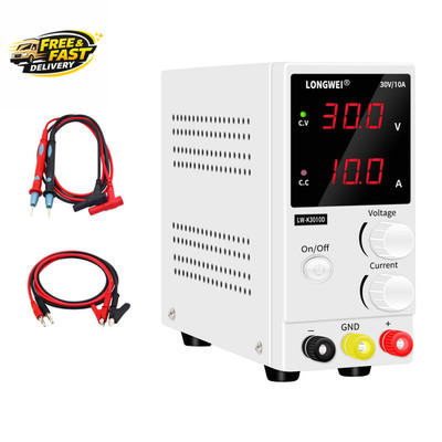 DC Power Supply Variable,0-30 V / 0-10 a LW-K3010D Adjustable Switching