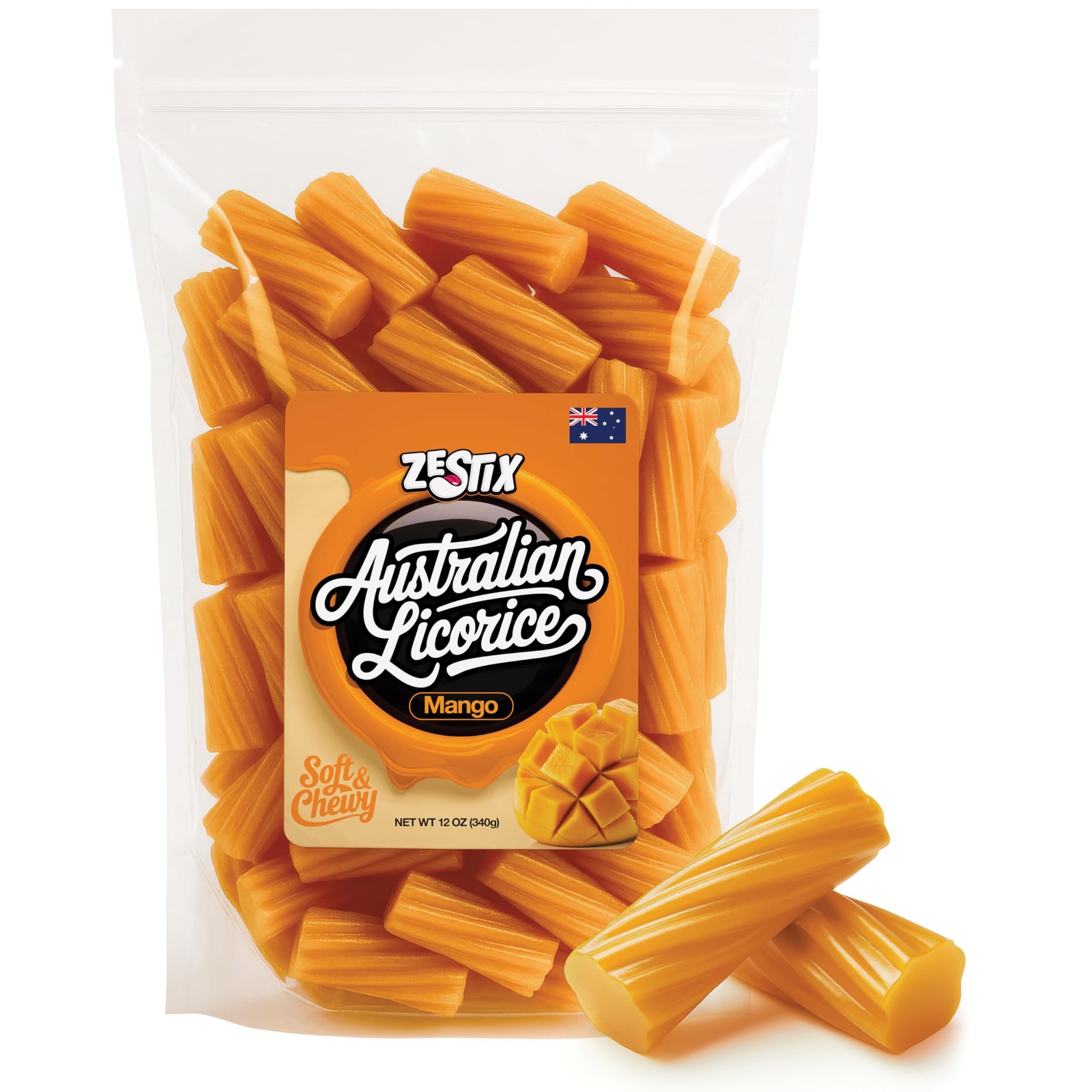 Mango Licorice Candy – Soft Chewy Treats for Snacking, Gift Bags  Parties