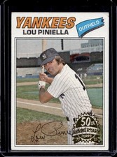 2026 Topps Heritage Lou Piniella 1977 50th Anniversary Stamped Buybacks #96
