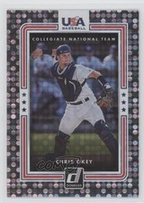 2016 Panini Donruss USA Collegiate National Team Disco 235/299 Chris Okey 4a3