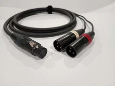 ESH Audio - 5 pin XLR (female) to 2 x 3 pin XLR (male) - Mogami 2930 - Neutrik