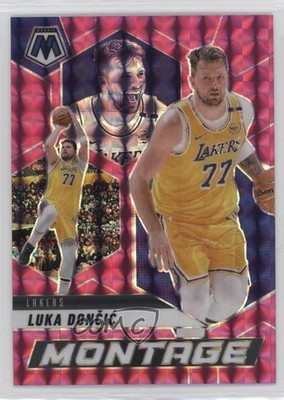 2024-25 Panini Mosaic Montage Pink Mosaic Prizm 118/149 Luka Doncic #26 1oq1